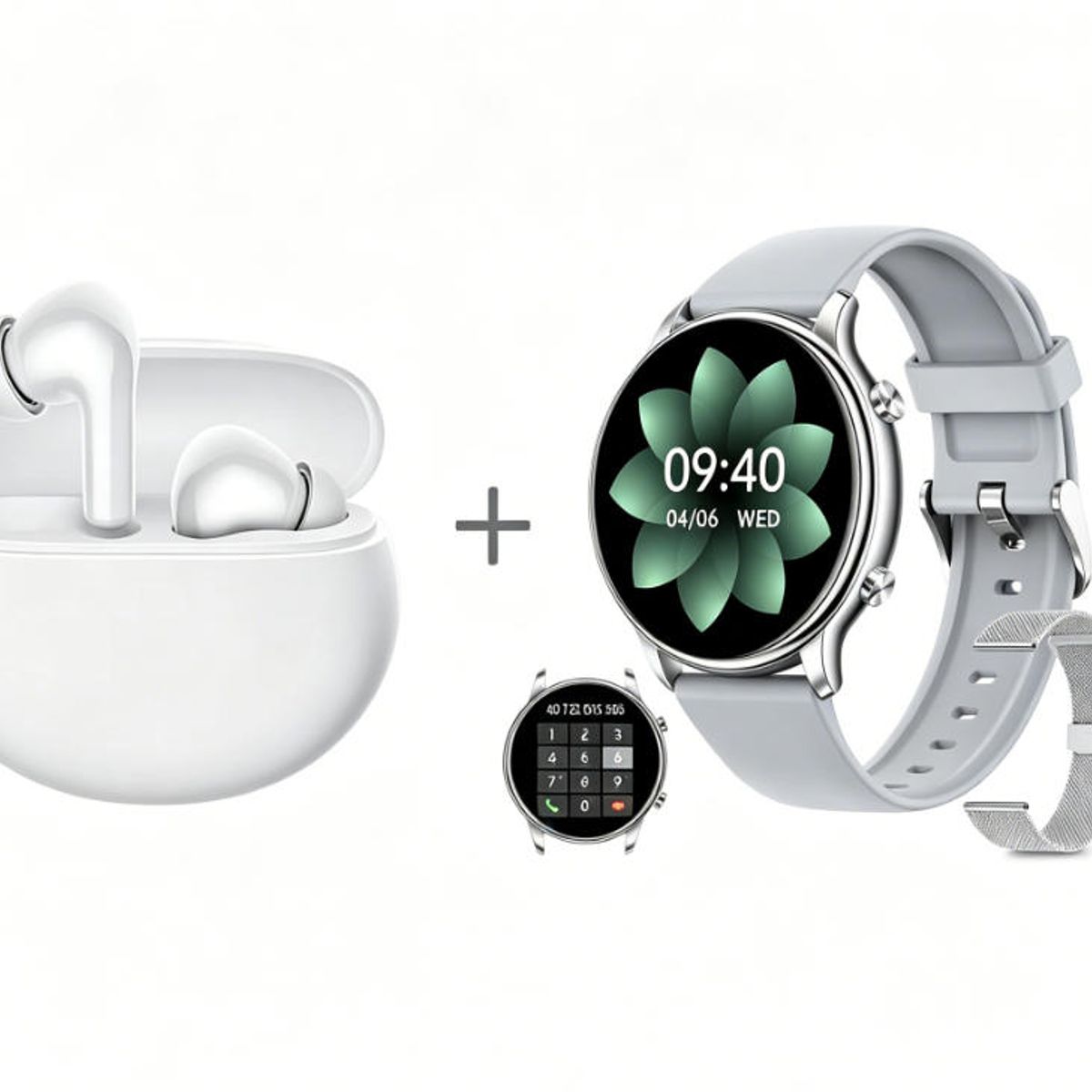 XIAOMI - Y66 Smartwatch+Audífonos  Auriculares Bluetooth XIAOMI Redmi buds 4 Active