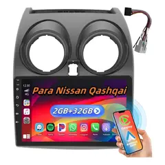 KUANGYE - Radio 9 Carplay Android + Bisel Para Nissan Qashqai + Canbus