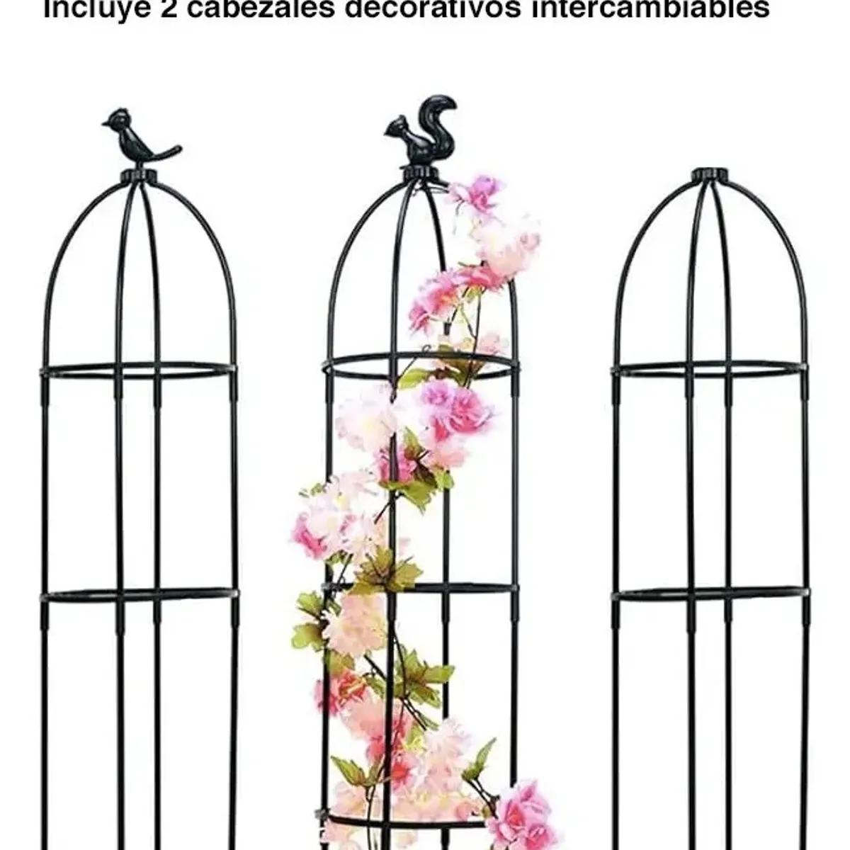 KUANGYE - Soporte Tutor Plantas Trepadoras Enredaderas Rosales 120cm