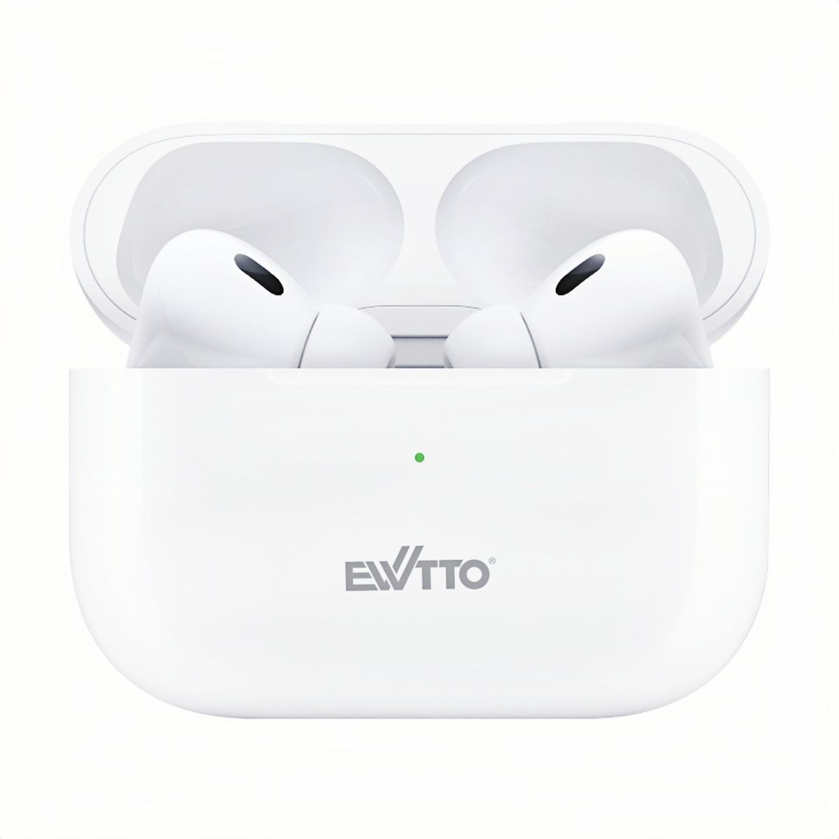 EWTTO - Audífonos TWS Bluetooth 5.3 EWTTO 5h Batería Sonido HD Cómodos Blancos