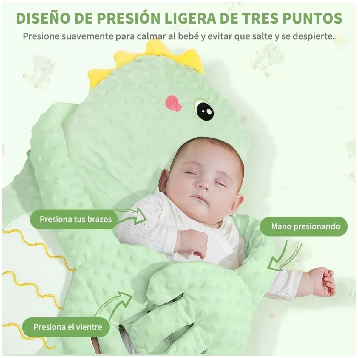 KUANGYE - Palma calmante para niños,Juguete de palmaditas,Almohada eléctrica para la Mano