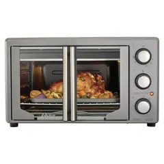 OSTER - Horno con freidora de aire Oster® de 42 litros, puertas francesas, TSSTTV42FDMAFNS 1700W
