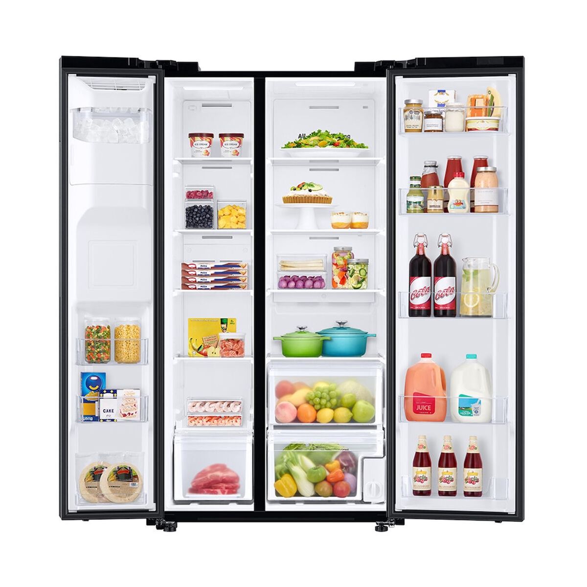 SAMSUNG - Refrigerador Samsung Side by Side de 602 Lts Space Max