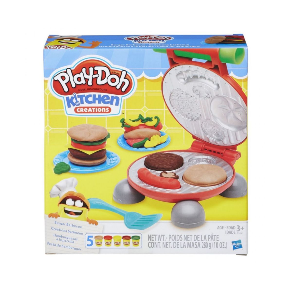 PLAY DOH - Masas didácticas Play Doh hamburguesas a la parrilla