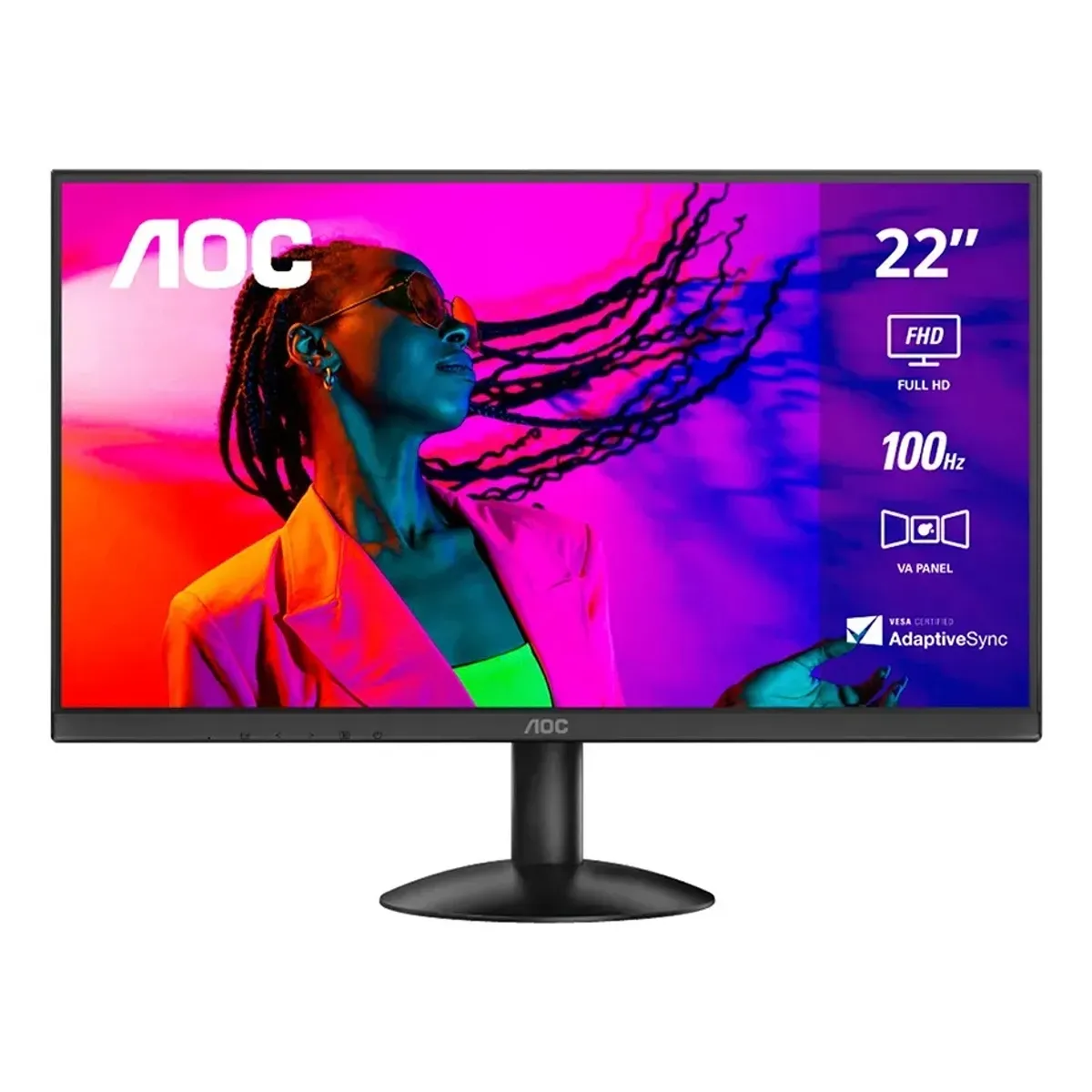 AOC - Monitor AOC 22 Pulgadas Full HD 100Hz VA 22B30HM2