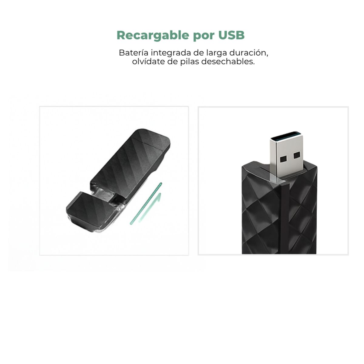 GENERICO - Mini Lampara Para Leer Luz Lectura Recargable Usb Ajustable