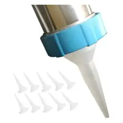 FULLSELLO - Pack 10 Boquillas Para Pistola De Calafatear Puntas Conicas