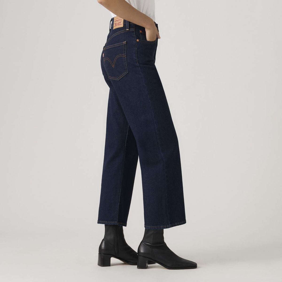 LEVIS - Jeans Mujer Ribcage Straight Ankle Azul Levis