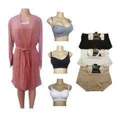 MEDIA LUNA - Pack Maternal camisola bata sostenes y calzones