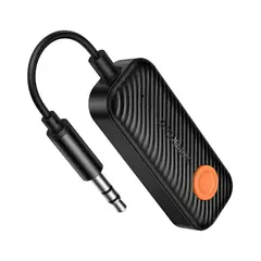 BOROFONE - Receptor Bluetooth Auto Música Audio Recargable Jack BC62