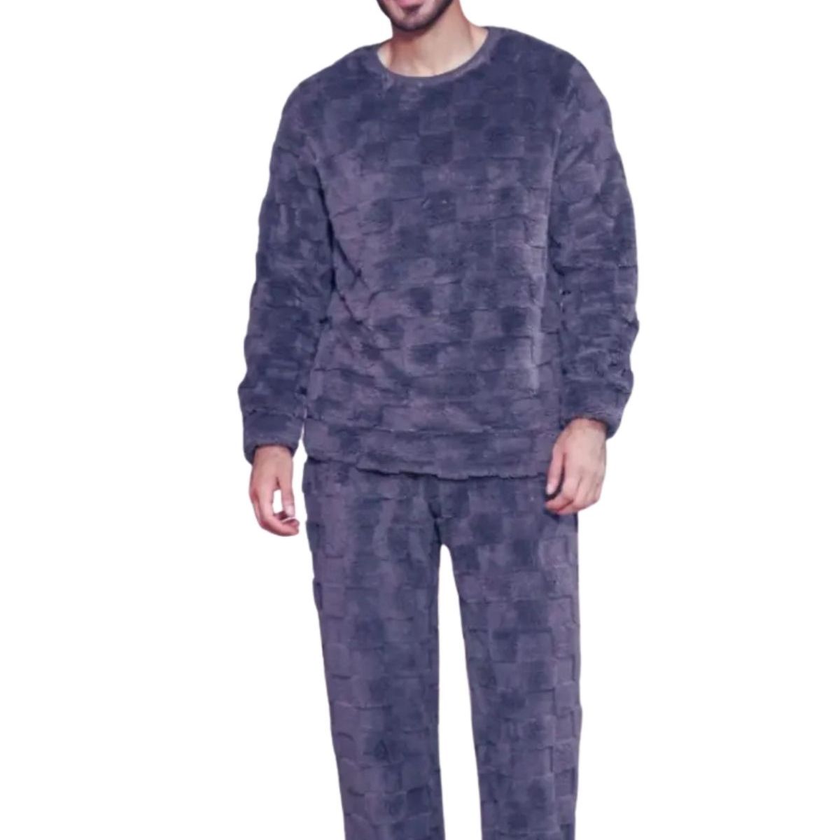 LOOK SHOP - Pijama Hombre Polar Excelente Calidad. Regalo Para Papá 251