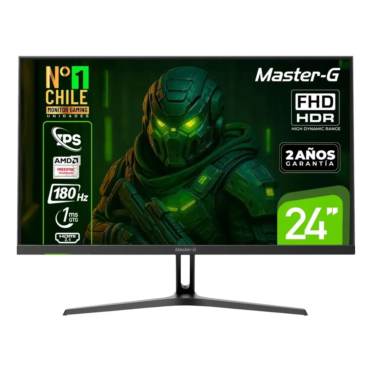 GENERICO - Monitor Gamer 24 Full HD Ips Hdr 180hz 1ms Mgmg2441p