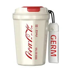 COCA COLA - Termo Café Coca-Cola Original 390ml Acero Inoxidable Frío 24 Horas