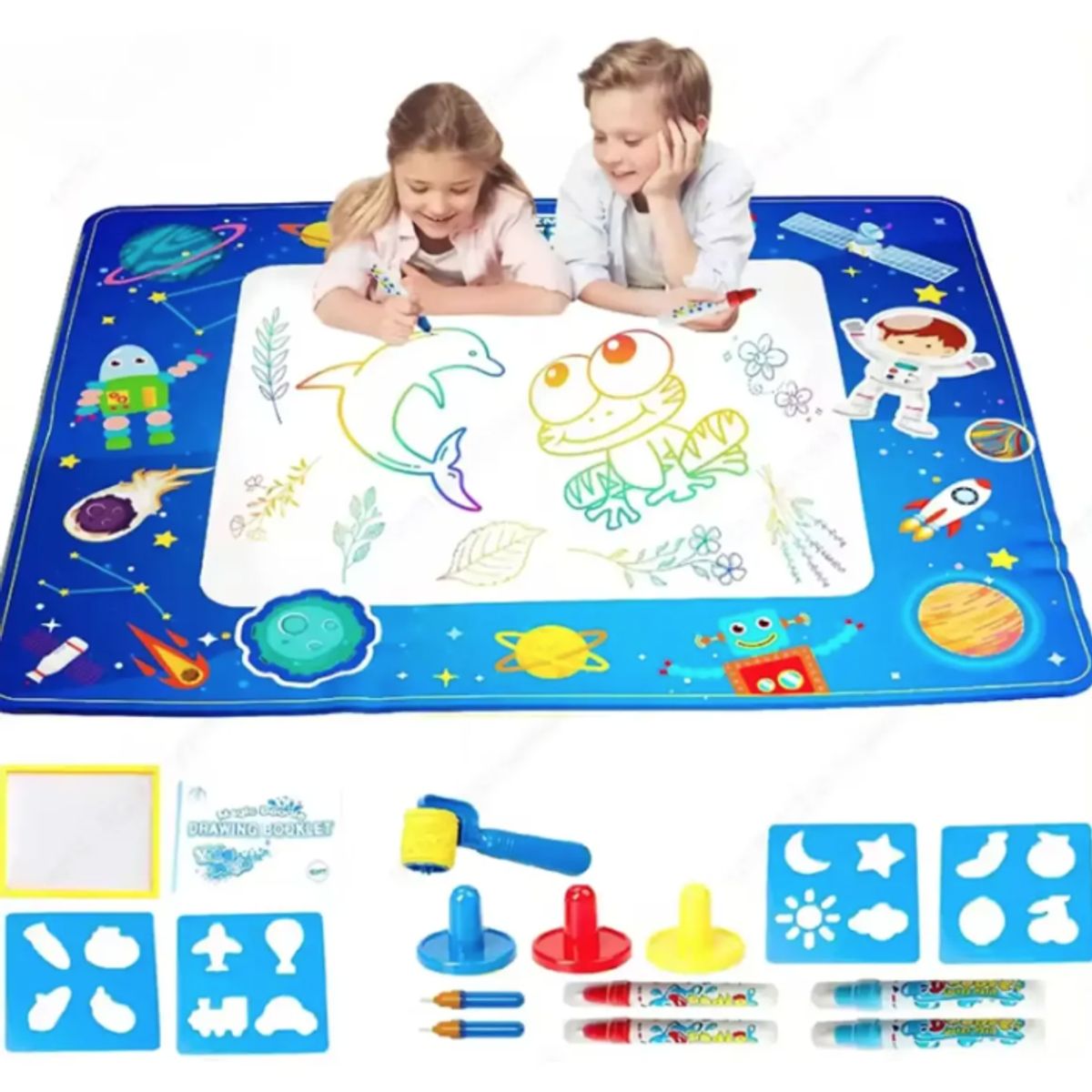 GENERICO - Tapete Mágico De Agua 100x80cm Juguete Educativo Niños