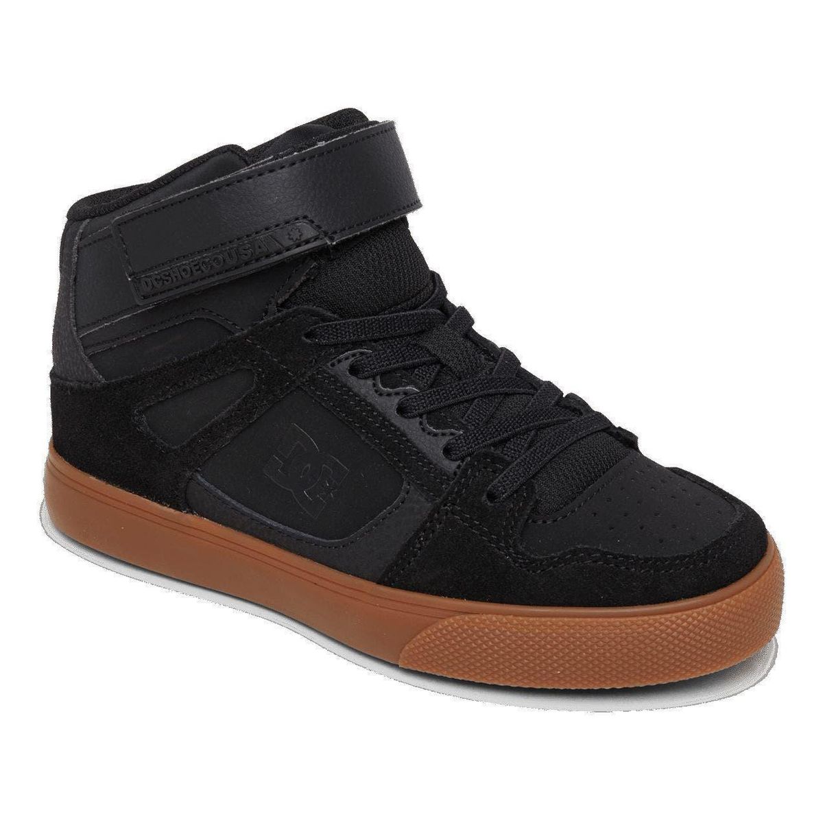 DC SHOES - Zapatilla Niño Pure Gum Negro-Café Dc