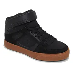 DC SHOES - Zapatilla Niño Pure Gum Negro-Café Dc