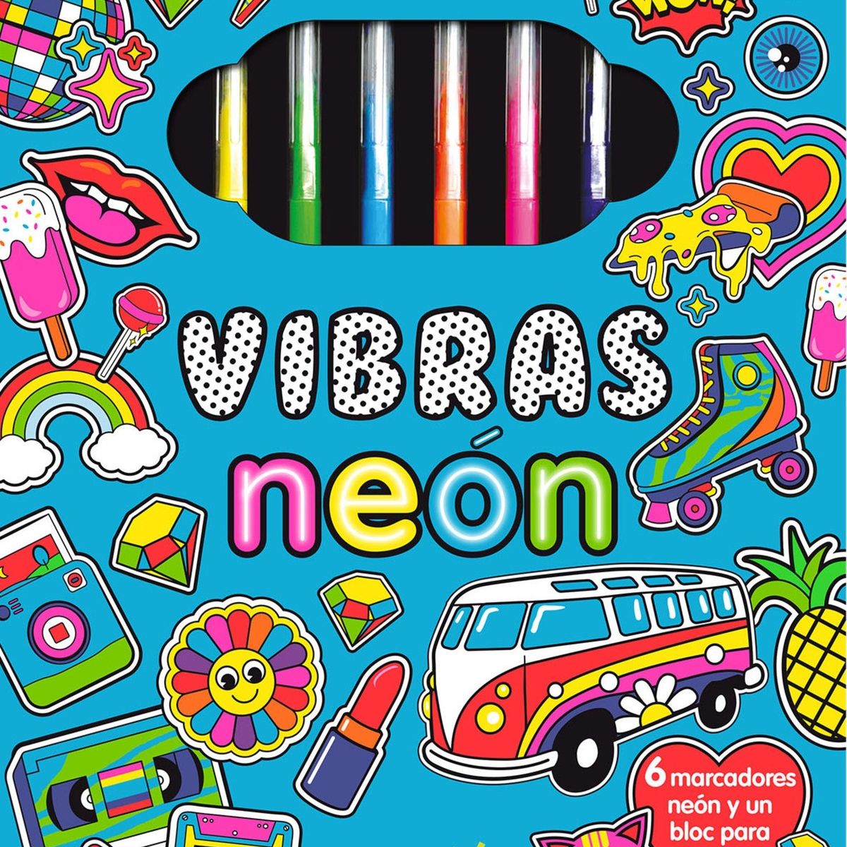 TOP10BOOKS - LIBRO Vibras Neon *postermanía* - EDITORIAL GUADAL S. A.