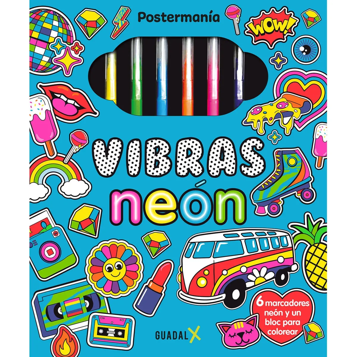 TOP10BOOKS - LIBRO Vibras Neon *postermanía* - EDITORIAL GUADAL S. A.