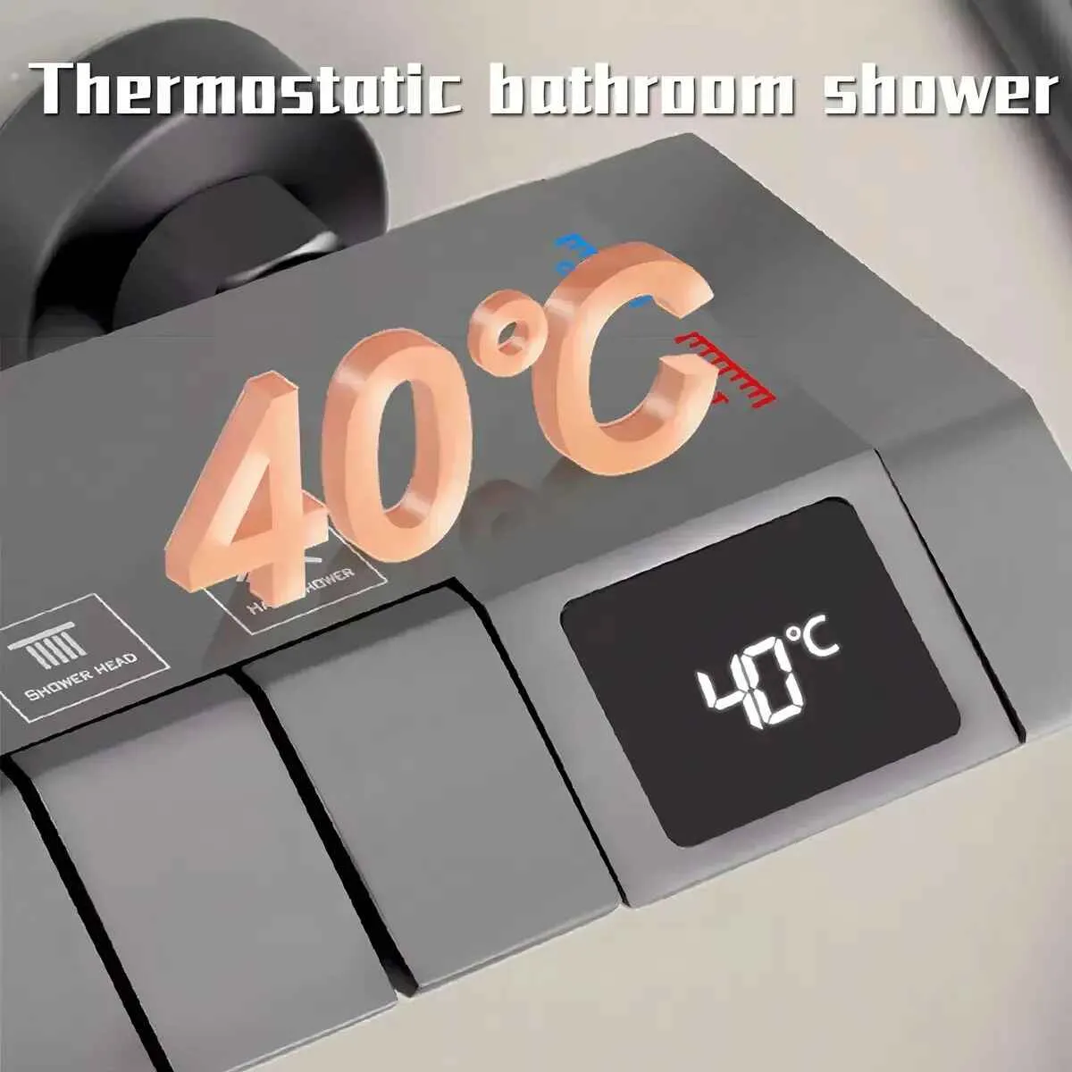 GENERICO - Ducha Columna Para Baño Moderna Con Pantalla Botones Digital