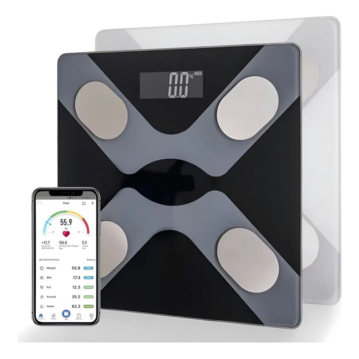 GENERICO - Balanza Pesa Digital Inteligente Bluetooth Smart App Labg
