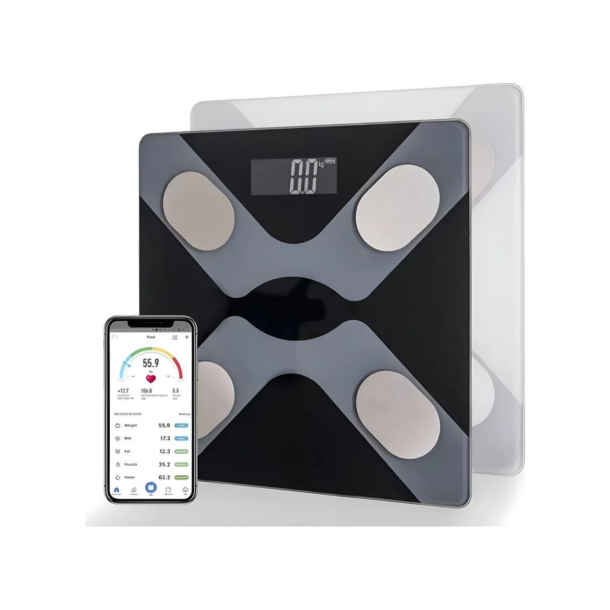 GENERICO - Balanza Pesa Digital Inteligente Bluetooth Smart App Labg