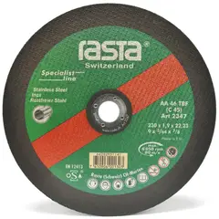 RASTA - Disco de Corte para Acero Inoxidable Specialist Line 9 230x1.9x22mm