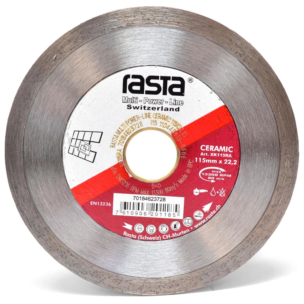 RASTA - Disco Diamantado para Cerámica Multi Power Line Ceramic 4 12 CE Rasta