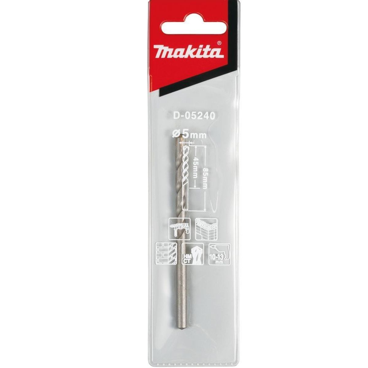 BROCA CONCRETO 5 X 85 MM D-05240 MAKITA, marca MAKITA - Foto 2