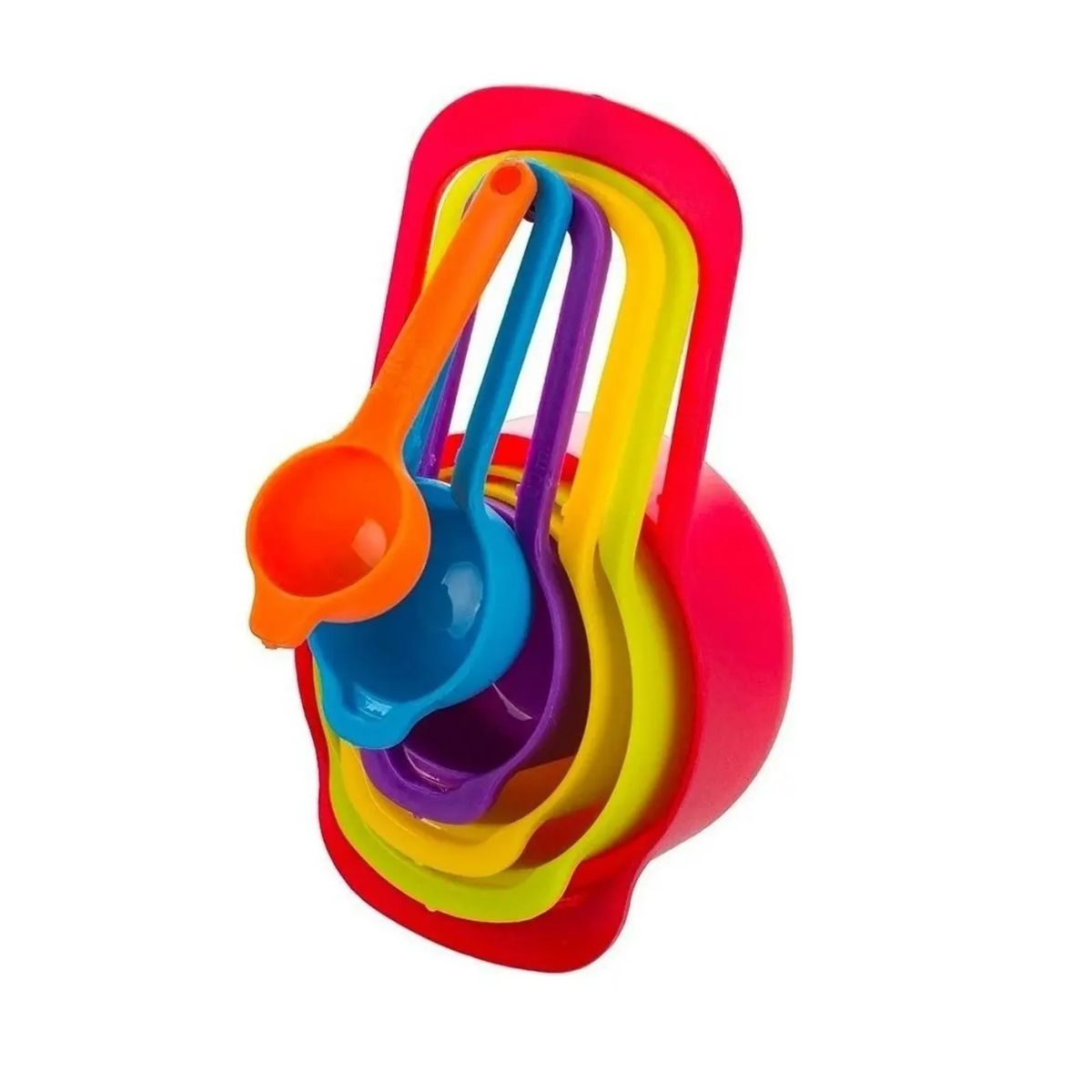 GENERICO - Set Tazas Cucharas Medidoras 6 Piezas Cocina Reposteria Labg