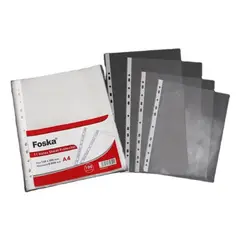 RHEIN - Fundas para hojas Tamaño A4 100 EH303A4-40 unidades FOSKA