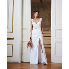 MI PLACARD - Vestido Largo de Novia Sigrid Blanco