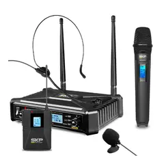 SKP - Kit Micrófono Inalámbrico Multifrecuencia UHF 700 PRO