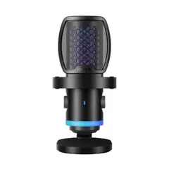 BOYA - Castmic G40 Micrófono Escritorio Con Luces RGB y Cancelación de Ruido USB