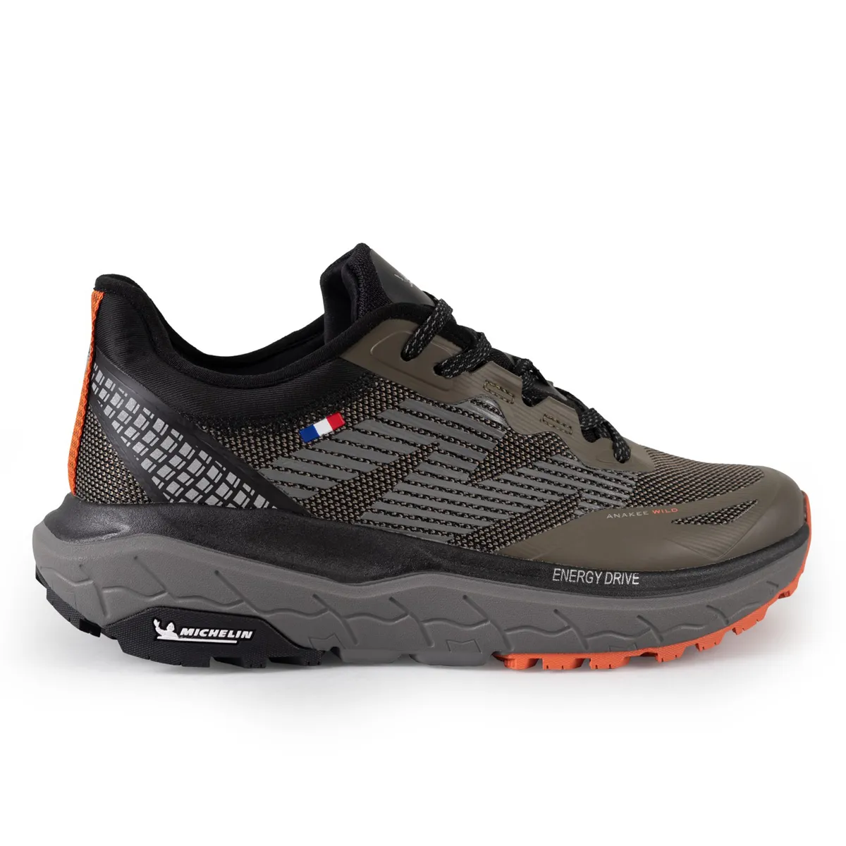 MICHELIN FOOTWEAR - Zapatilla Deportiva Trail Hombre Khaki Negro Michelin Aw05