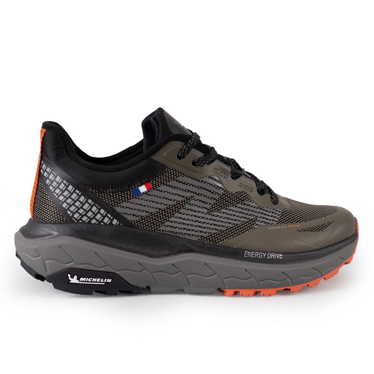 MICHELIN FOOTWEAR - Zapatilla Deportiva Trail Hombre Khaki Negro Michelin Aw05