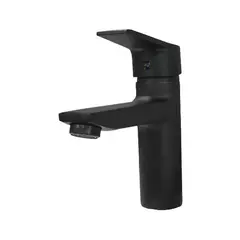 TAUMM - Llave Monomando Lavatorio Notte Acabado Mate Negro