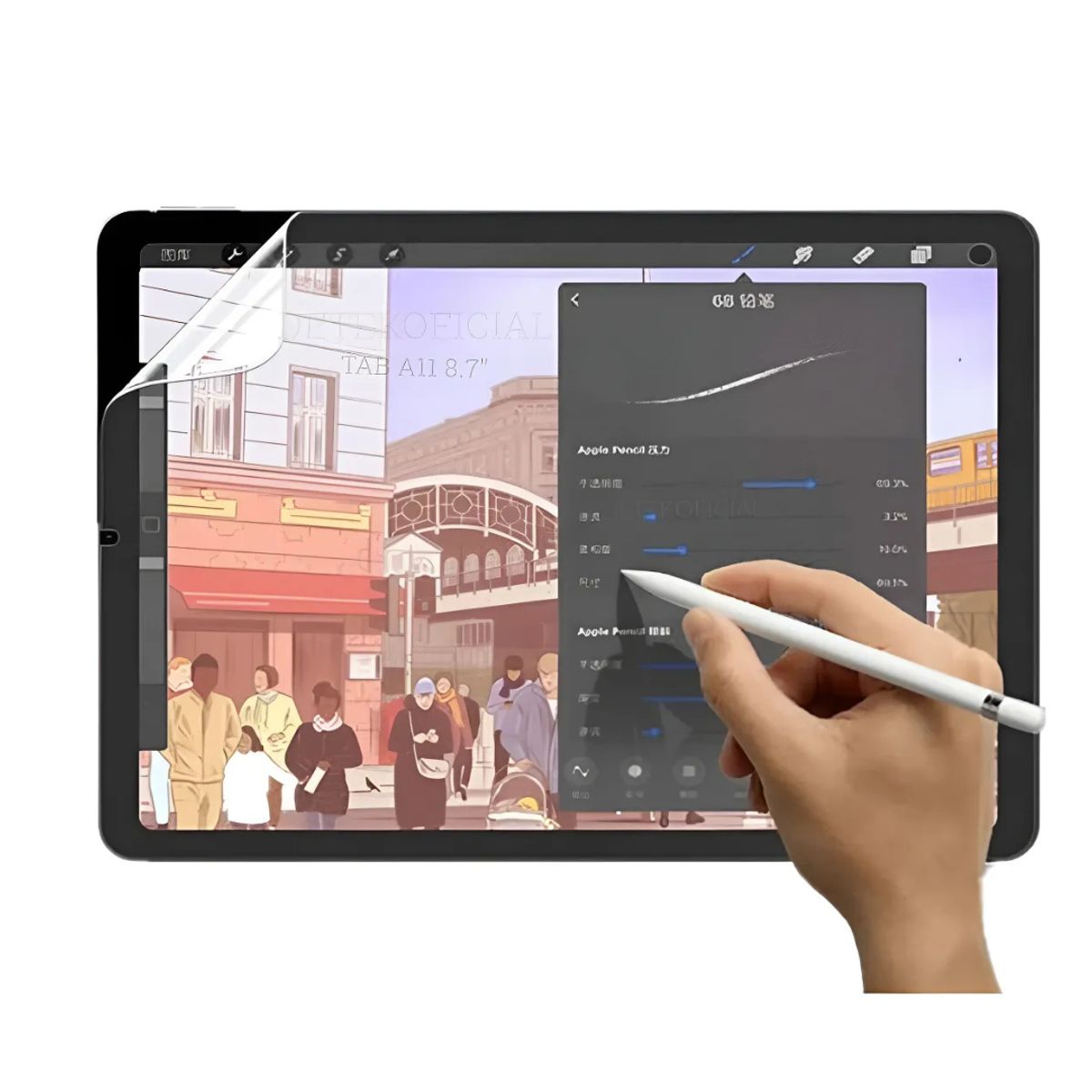 GENERICO - Lamina Paper Like Sensacion Papel Para Samsung A9 8.7