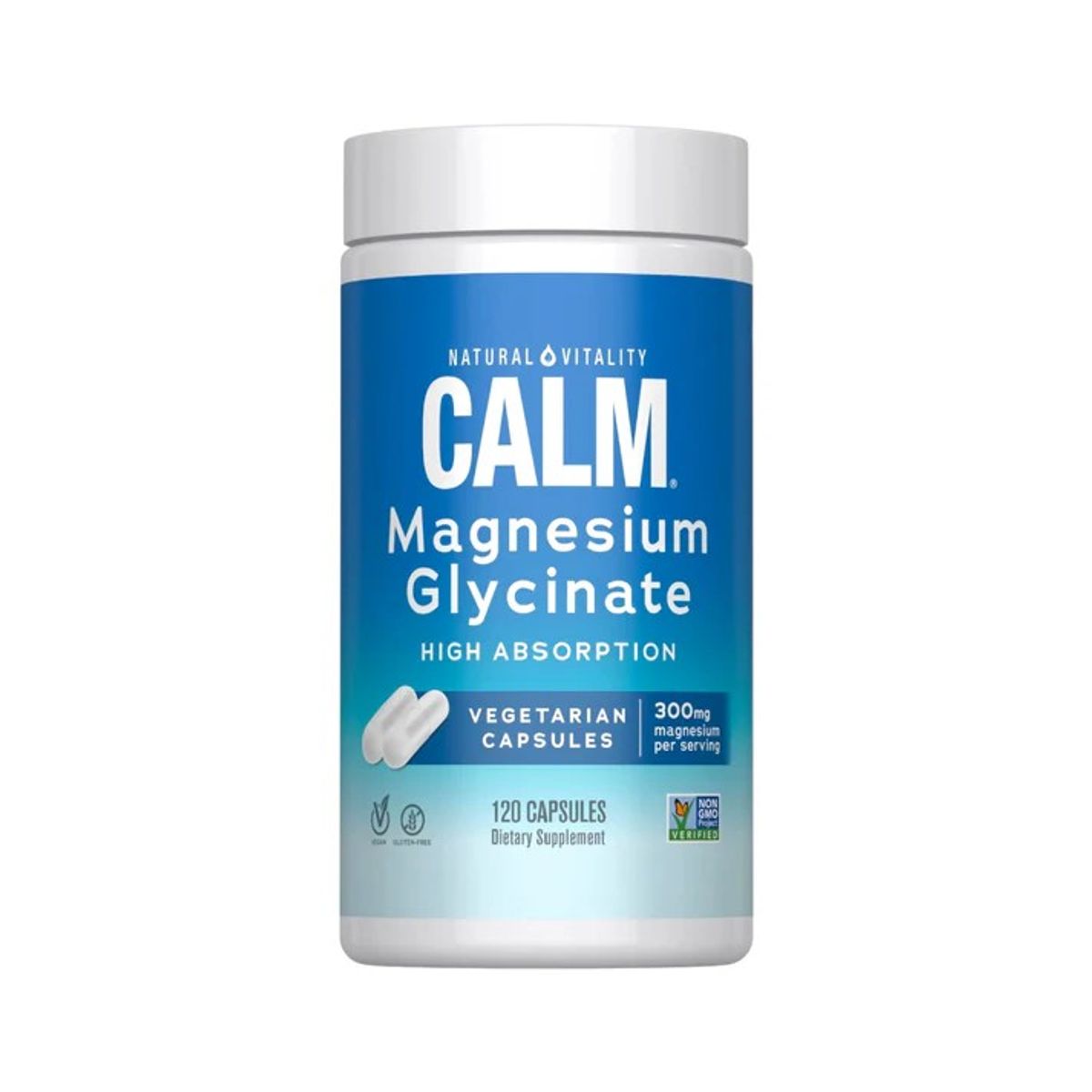 GENERICO - MAGNESIO CITRATO CALM 120 CAPSULAS 127GR - NATURAL VITALITY