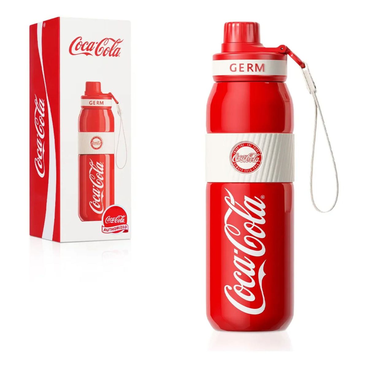 COCA COLA - Termo Coca-Cola Original 580ml Acero Inoxidable Frío 48 Horas