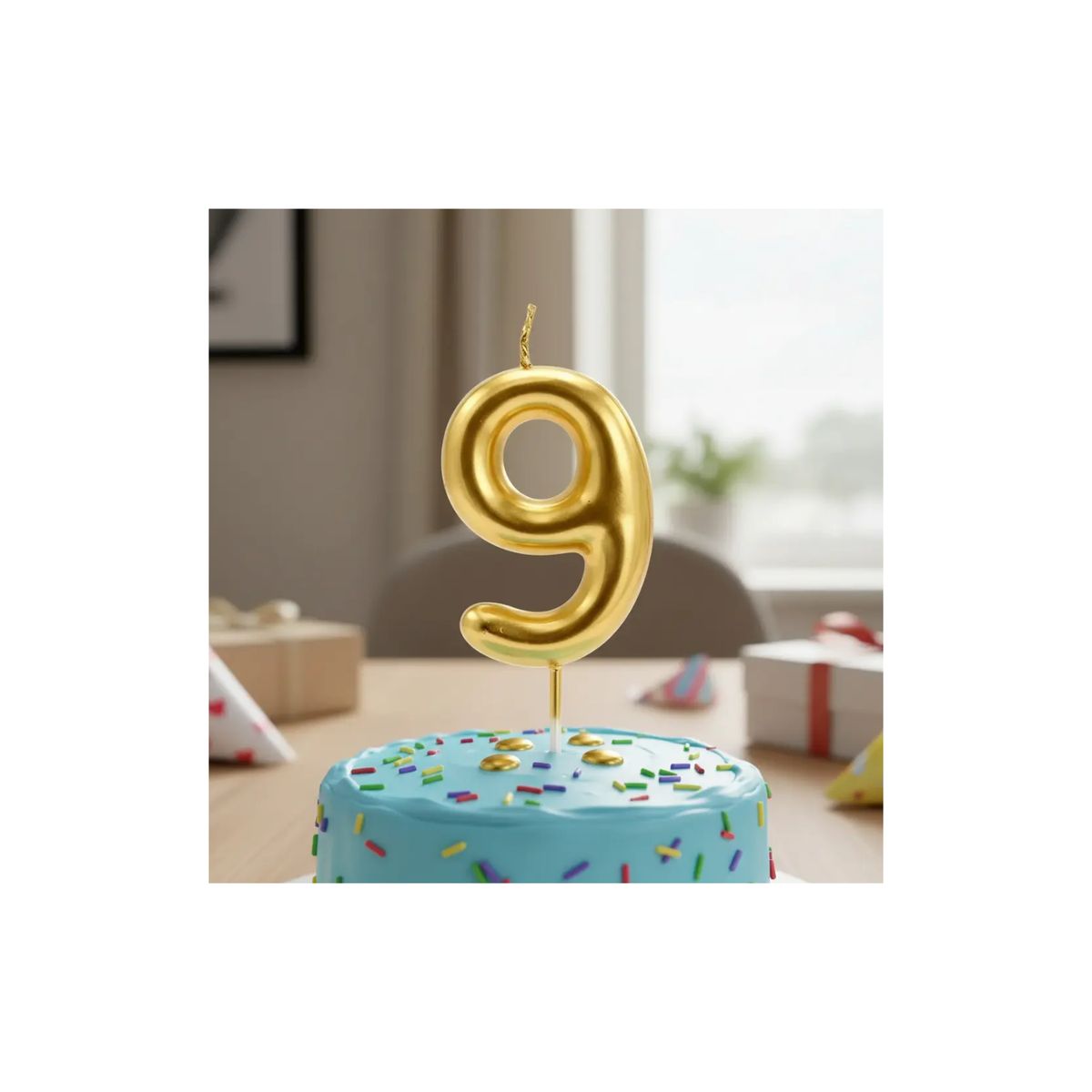 GENERICO - Velas De Cumpleaños Vela Numero O Signo Interrogacion Torta