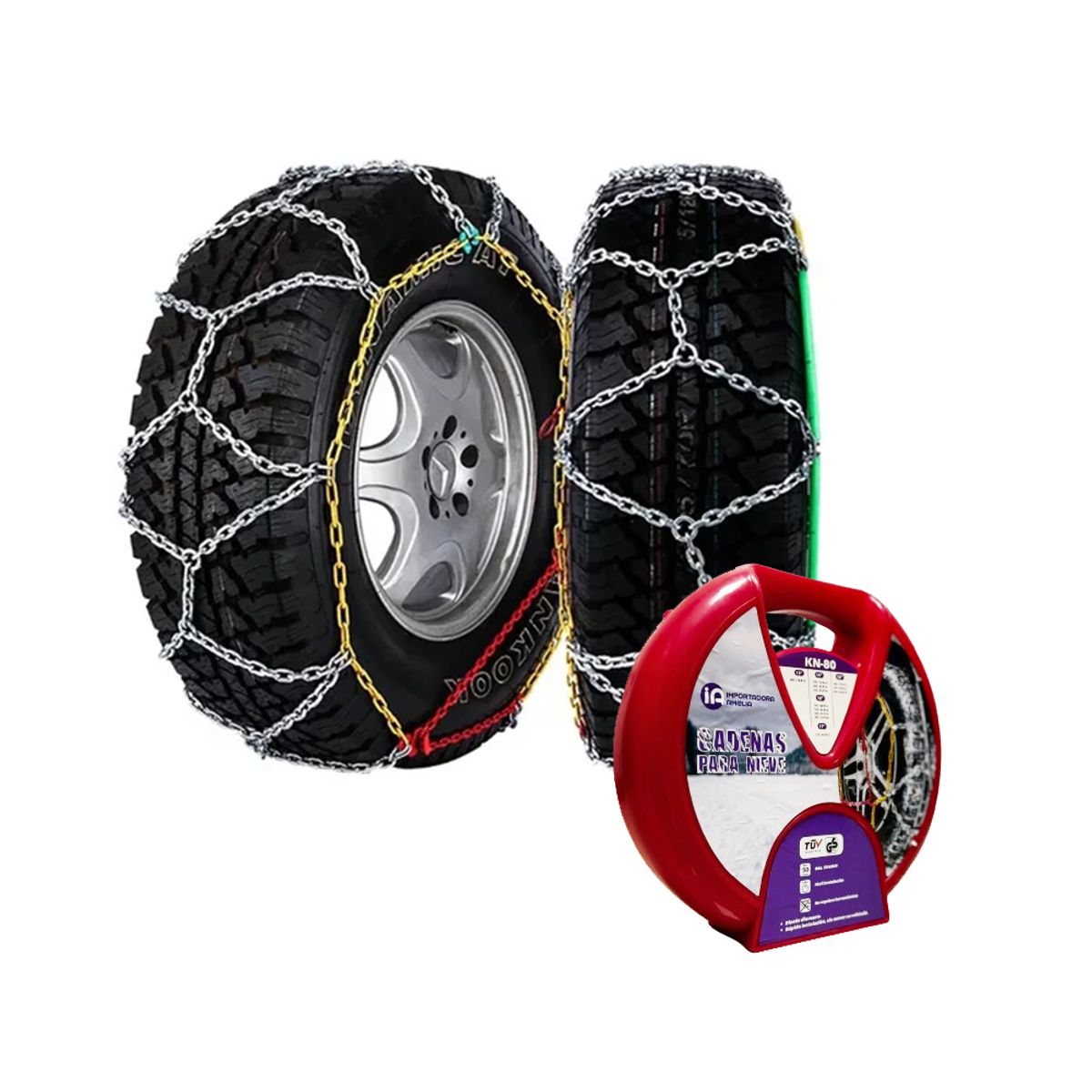 Cadenas para nieve Fácil Montaje KN 50, marca GENERICO - Foto 2
