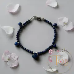 GENERICO - Pulsera Lapizlazuli elegante y equilibrada