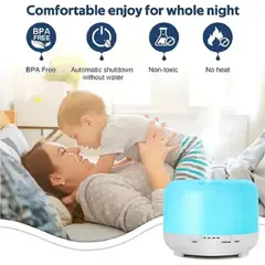 GENERICO - Humidificador Ultrasonico Humificador Aire Difusor 500ml Color Blanco BELUG