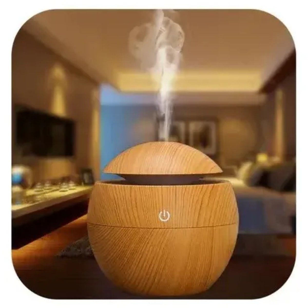 GENERICO - Humidificador Aire Difusor Humidificadores 3237 Ultrasonicos Marrón Claro BELUG