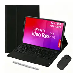 LENOVO - Tablet Pad 12.1 Idea Tab Plus 8GB+128GB WiFi Y Lápiz táctil+Teclado Negro+Lápiz táctil