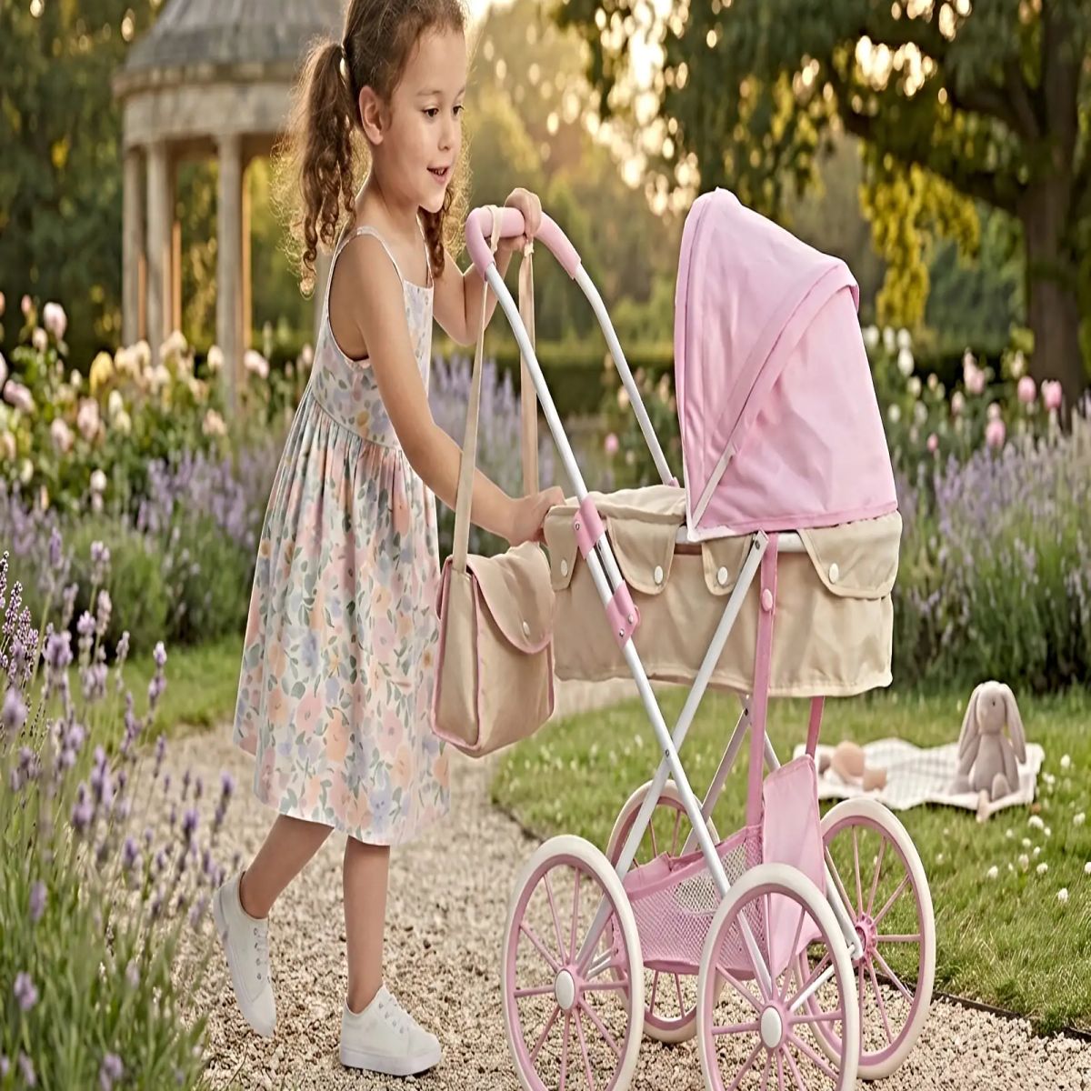 GENERICO - COCHE DE MUÑECAS PARA NIÑAS