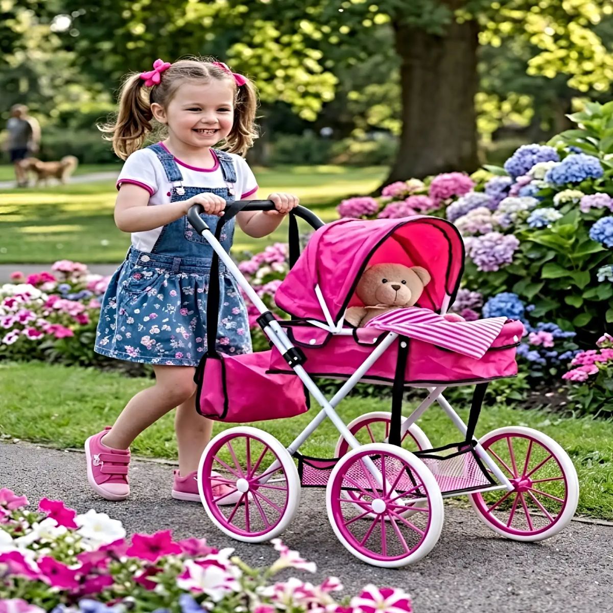 GENERICO - COCHE DE MUÑECAS PARA NIÑAS
