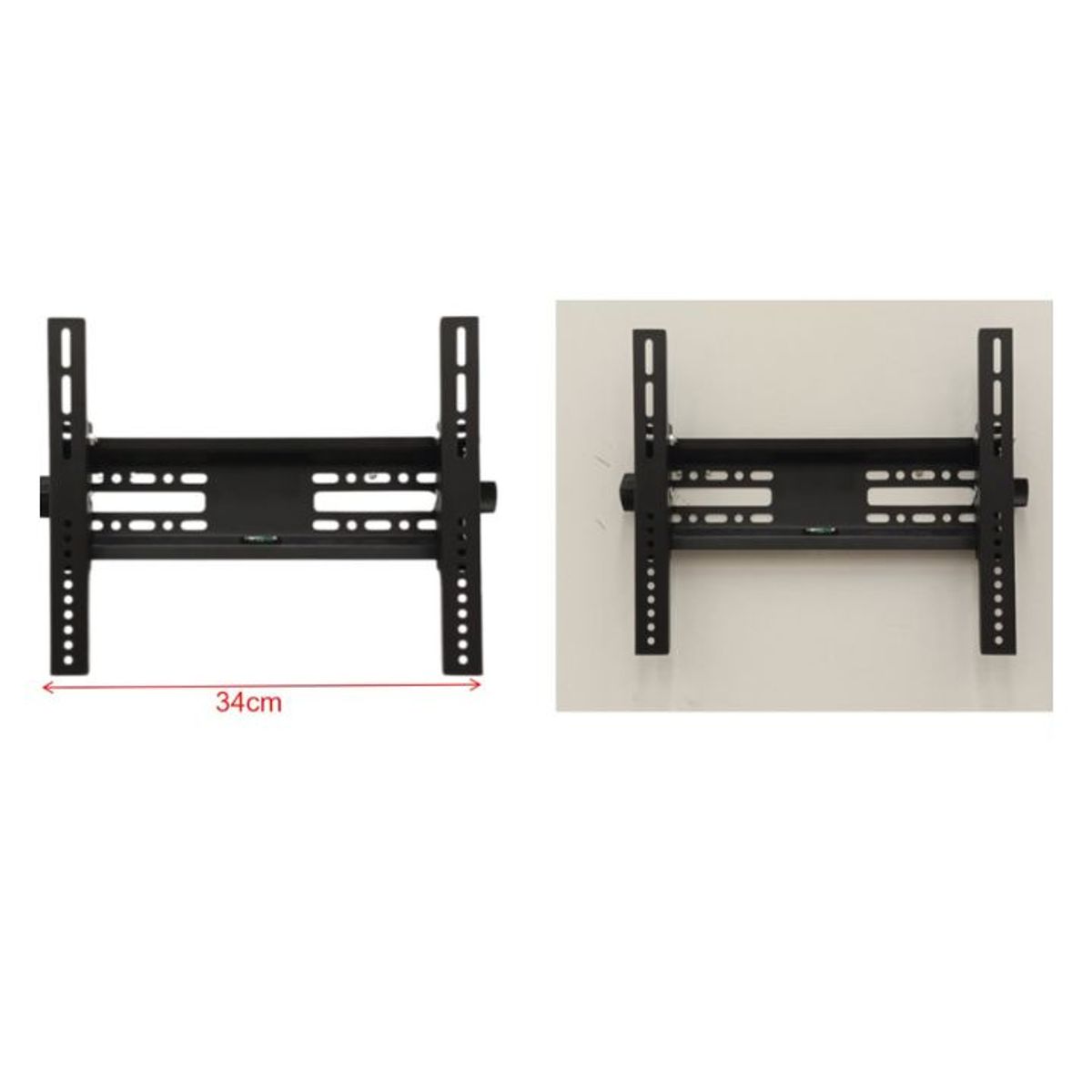 GENERICO - Soporte Para TV Color Negro 28.5x34cm 1PCS