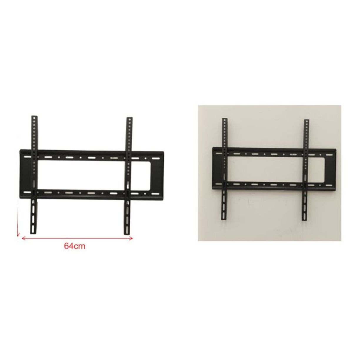 GENERICO - Soporte Para TV Color Negro 52x64cm 1PCS