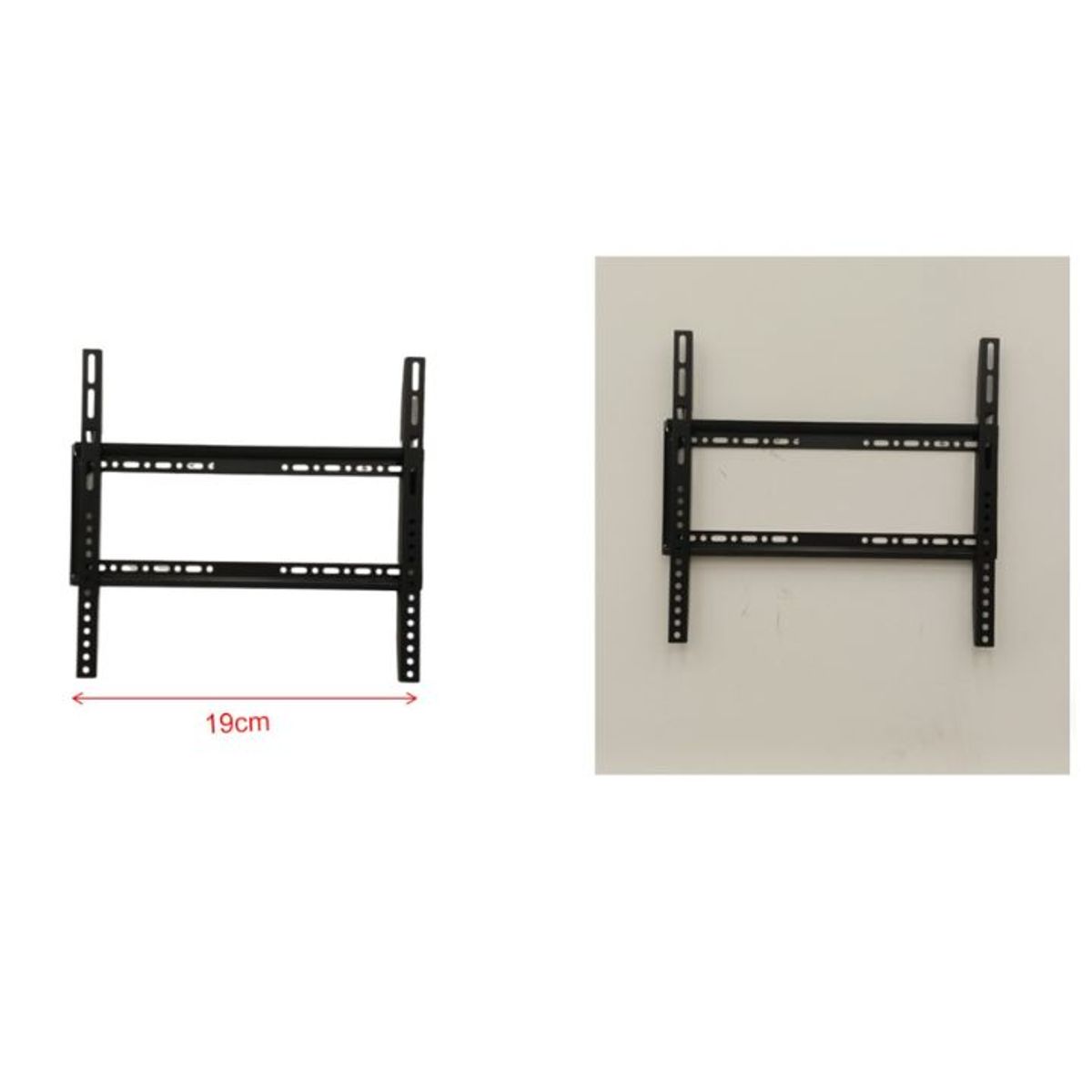 GENERICO - Soporte Para TV Color Negro 26x19cm 1PCS
